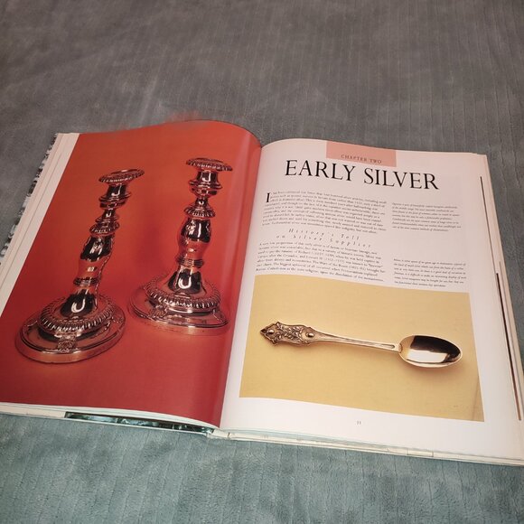 Book Antique Silver Guide Illustrated Deluxe Large Format Collectible - Picture 6 of 11
